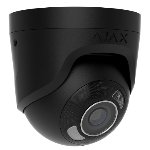 TurretCam HL (8 Mp/2.8 mm)-B - Caméra IP 110°, éclairage hybride, True WDR, microphone, PoE